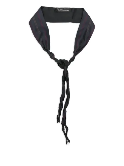OUR LEGACY twist-detail striped tie