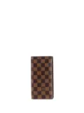 Louis Vuitton Pre-Owned 2003 Damier Ebene Brazza Wallet long wallets - Brown