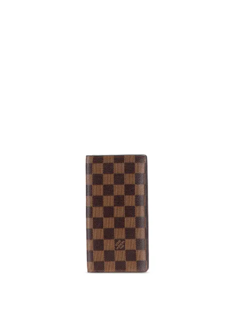 Louis Vuitton Pre-Owned 2003 Damier Ebene Brazza Wallet long wallets