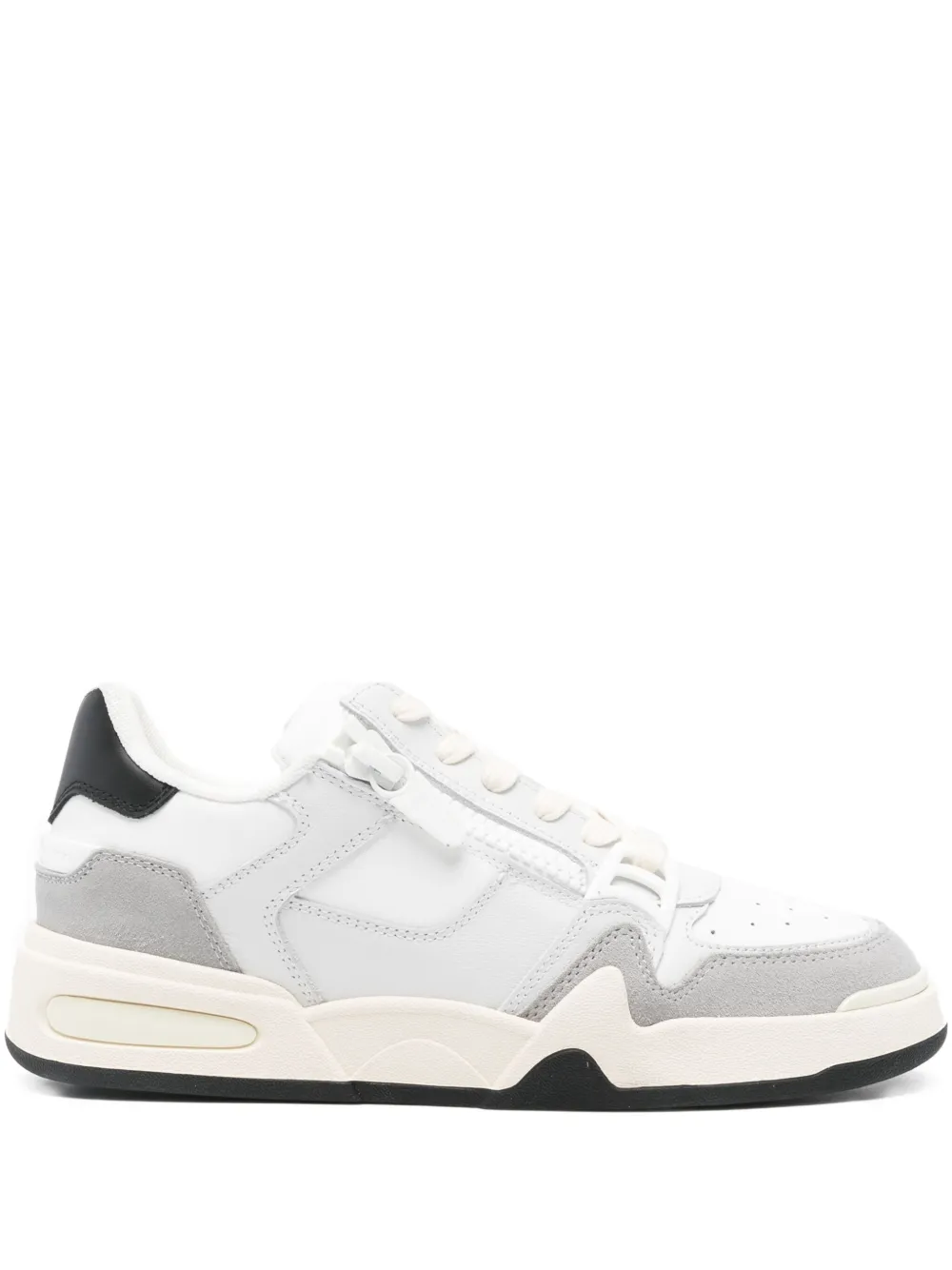 Giuseppe Zanotti zip-detail leather sneakers White