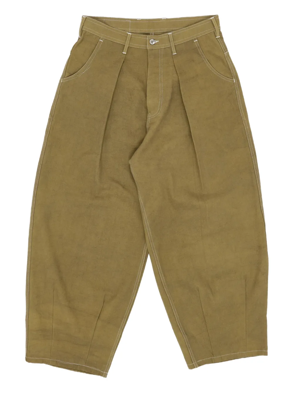 STORY mfg. pleated pocket trousers | Brown | Image 1