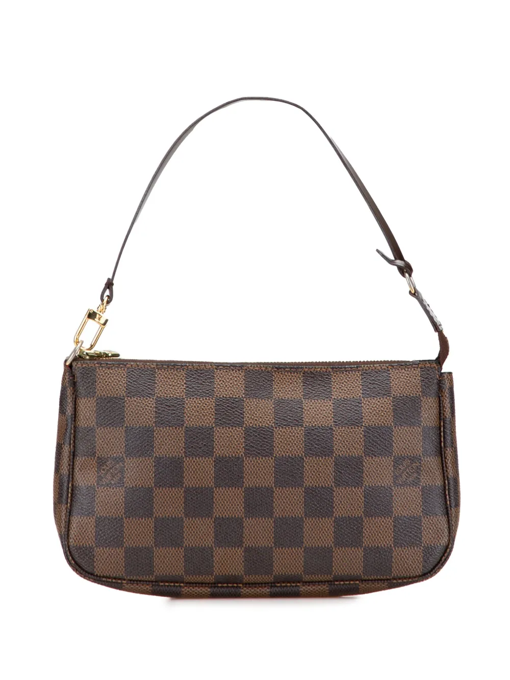 Louis Vuitton Pre-Owned 2011 ダミエ エベヌ ポシェット アクセソワール ショルダーバッグ - ブラウン Louis Vuitton Pre-Owned 2011 ダミエ エベヌ ポシェット アクセソワール ショルダーバッグ - ブラウン