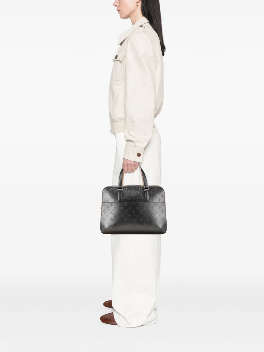 Louis Vuitton Pre-Owned 2002 Monogram Mat Malden business bag | Pre-Owned | Image 2