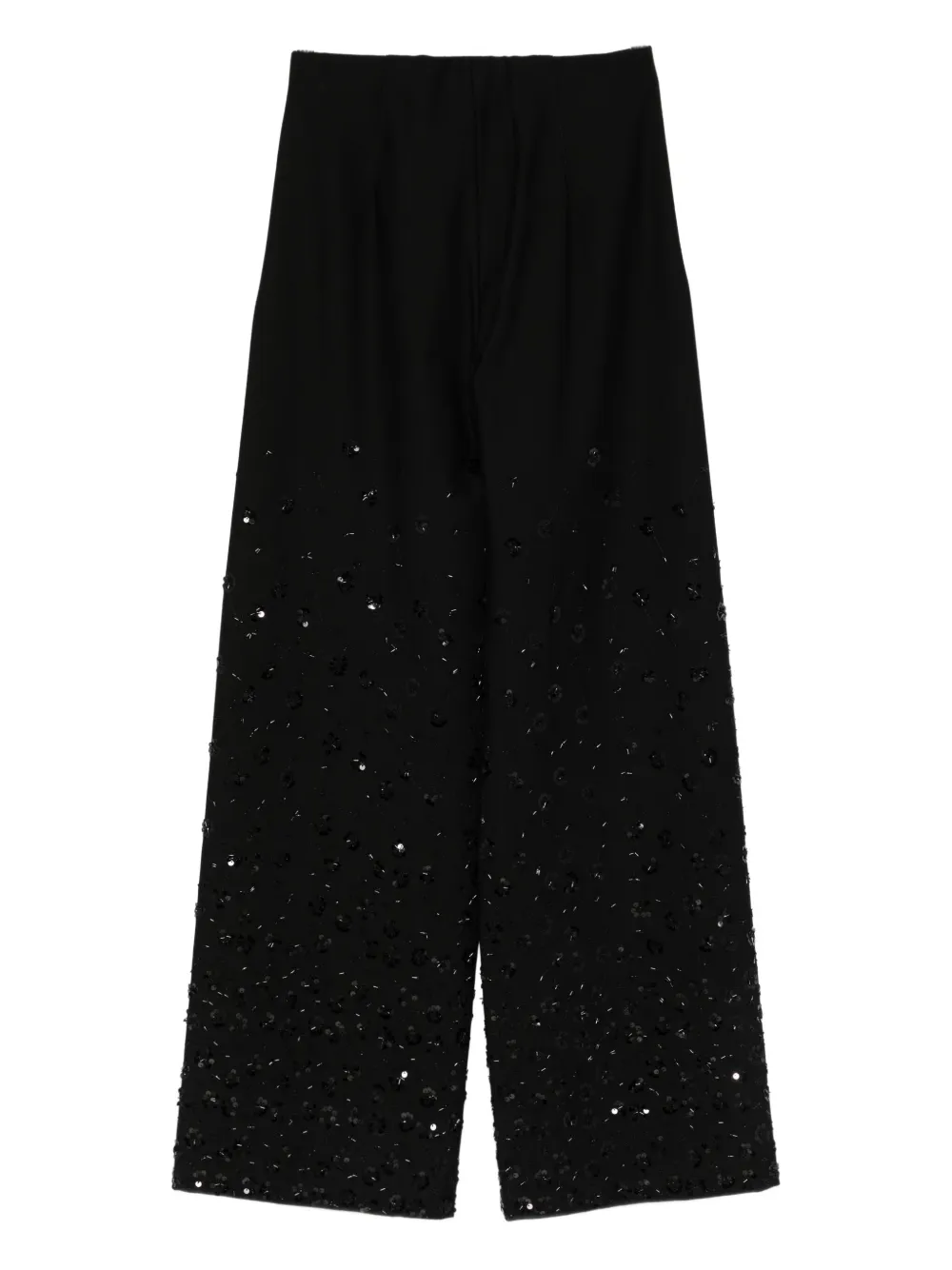 Seductive Broek verfraaid met pailletten - Zwart