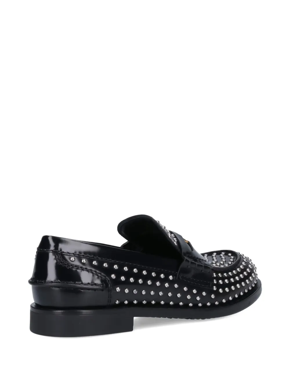 Miu Loafers met studs Zwart