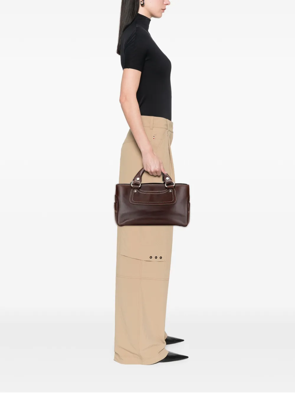 Celine Pre-Owned 2015 Leather Boogie handbag | Pre-Owned | Image 2