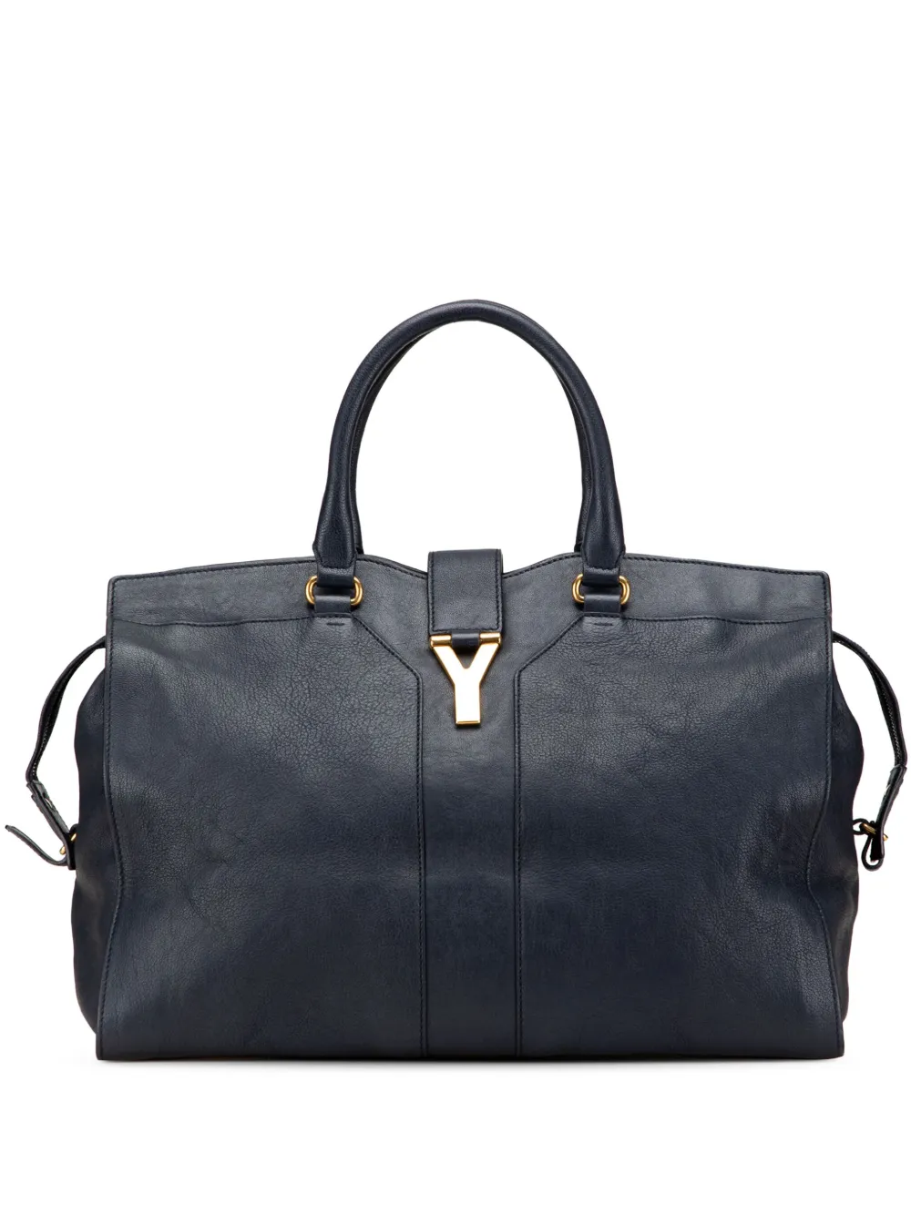 Saint Laurent Pre-Owned 2000-2012 Large Leather Cabas Chyc satchel | Blue | Image 1