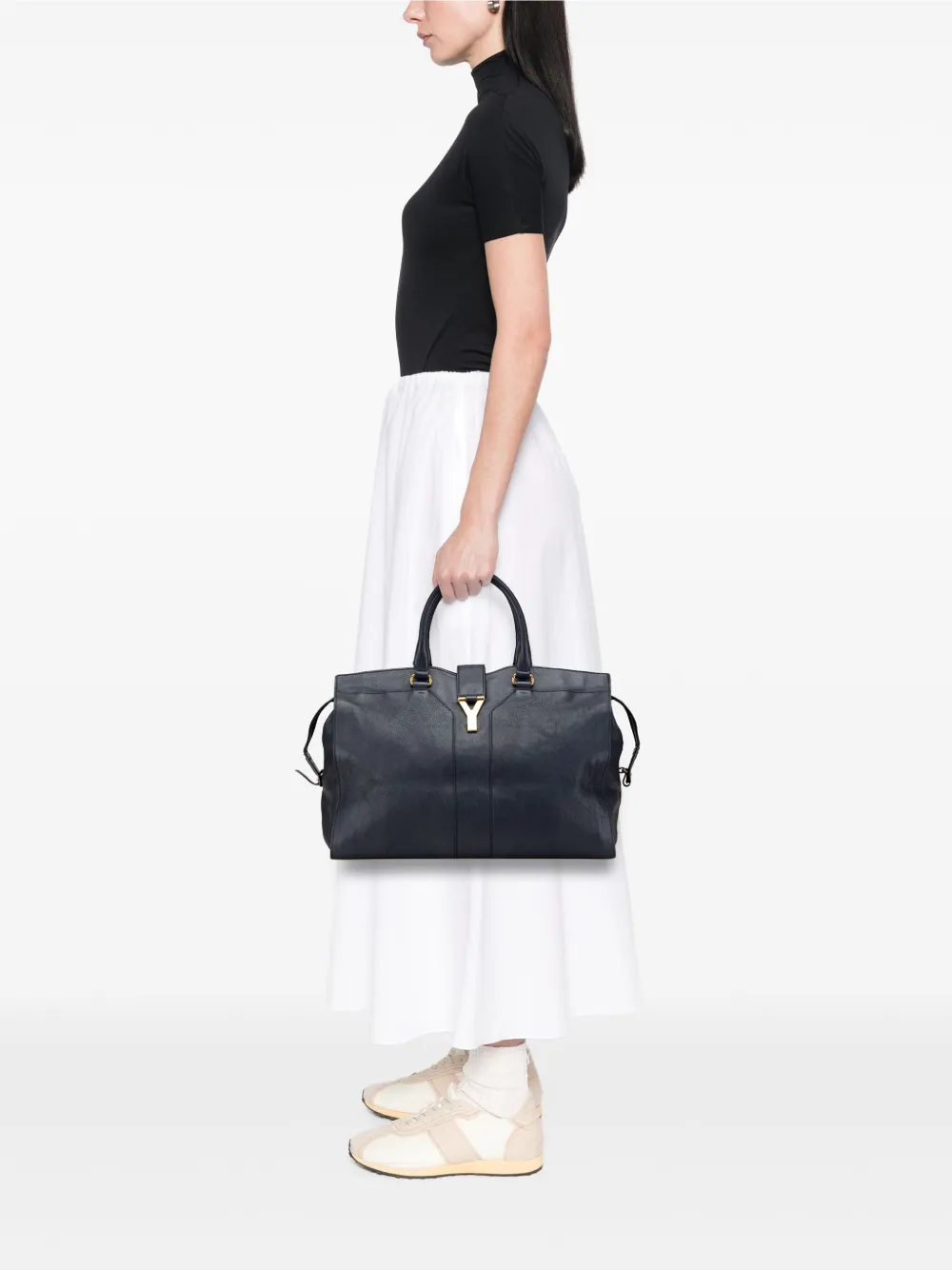 Saint Laurent Pre-Owned 2000-2012 Large Leather Cabas Chyc satchel | Pre-Owned | Image 2