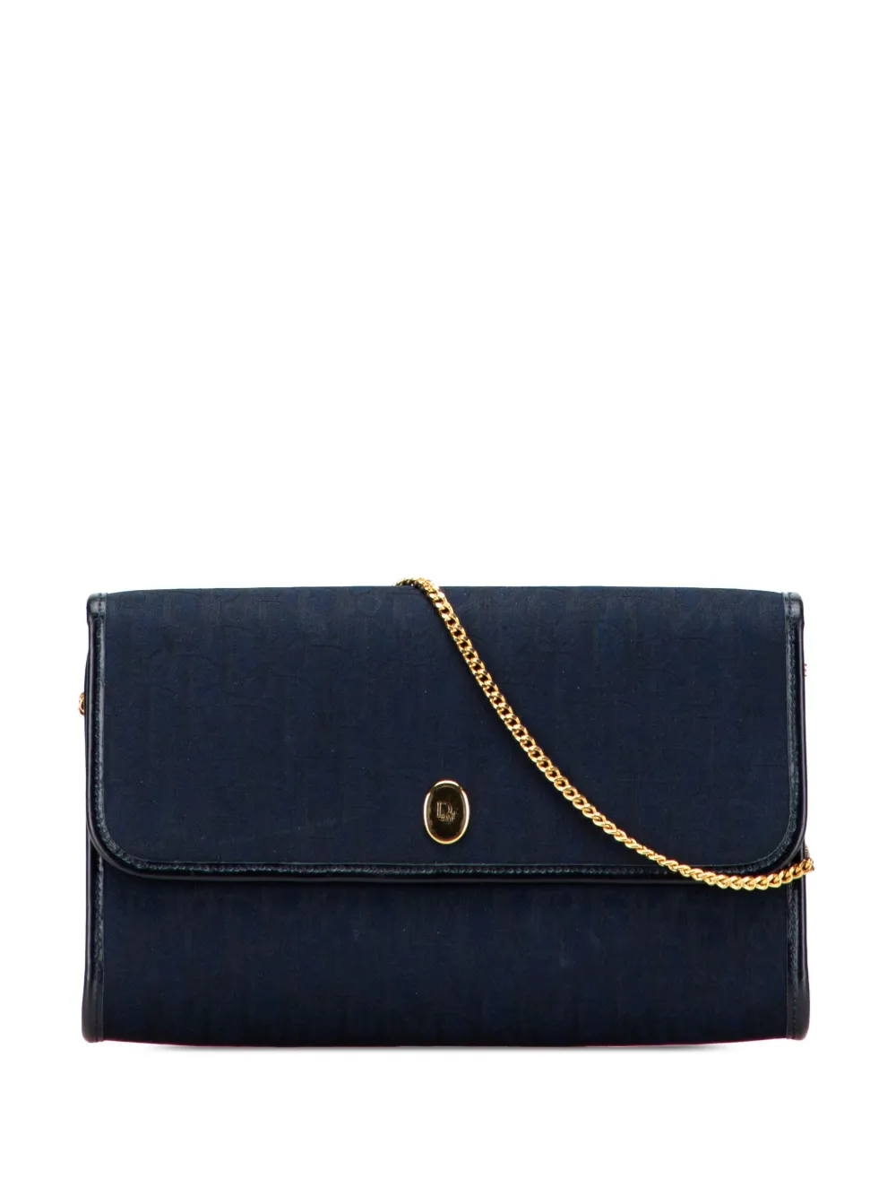 Christian Dior Pre-Owned 20th Century Oblique Canvas Chain crossbody bag | Blue | Image 1