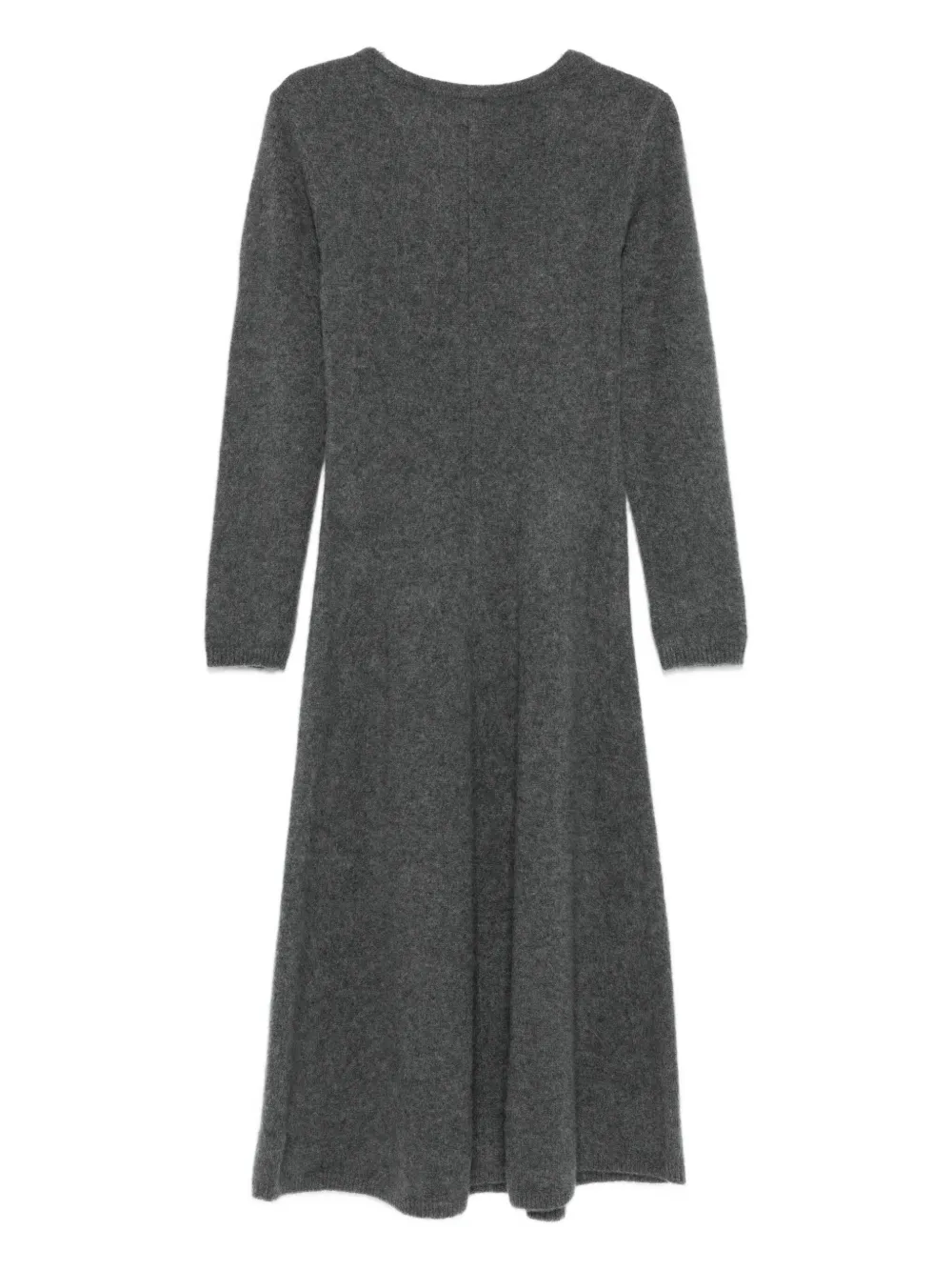 Philo-sofie Long Sleeve Midi Dress In Gray