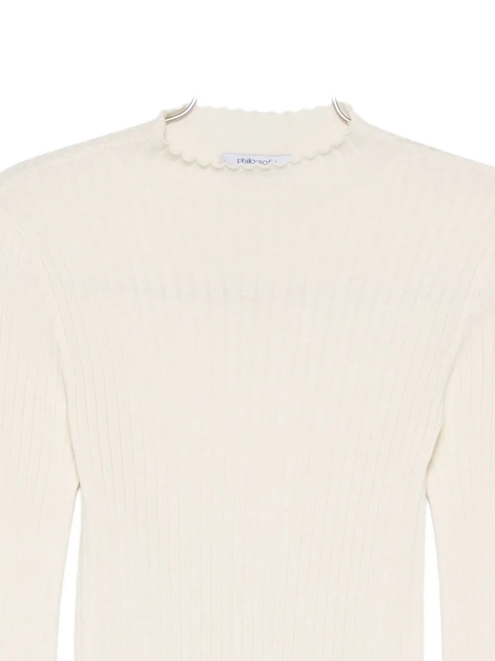 Philo-sofie Ribbed Sweater In Neutral