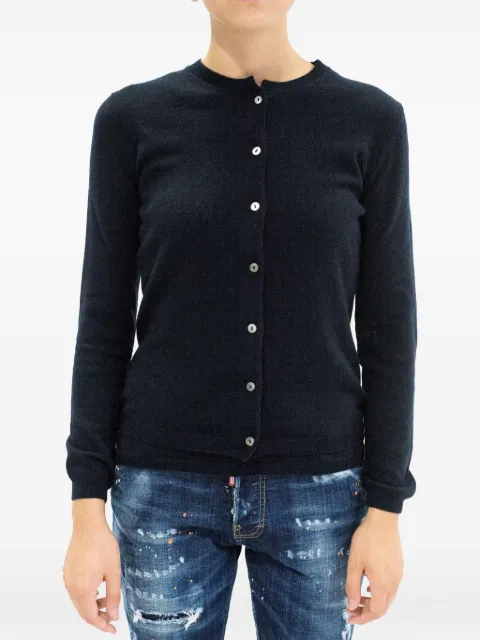 LA ROSE buttoned cashmere cardigan