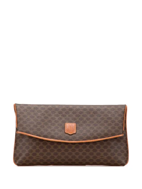 Celine Pre-Owned 2007 Macadam Coated Canvas clutch bag