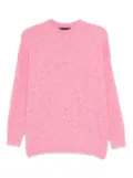 Mr. Mittens Megan crew-neck sweater - Pink