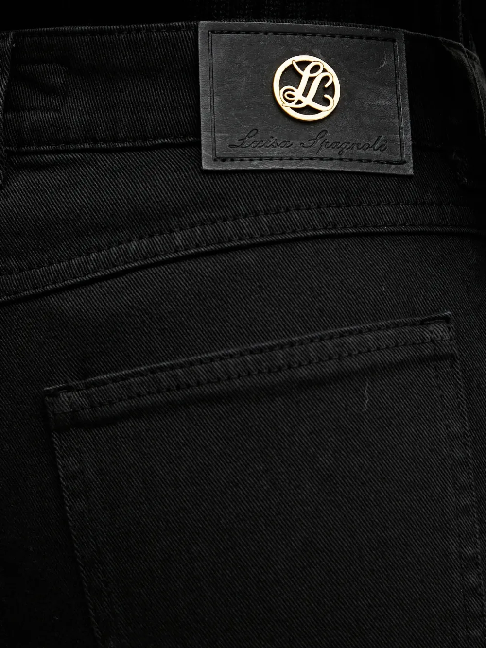 LUISA SPAGNOLI flared jeans Zwart