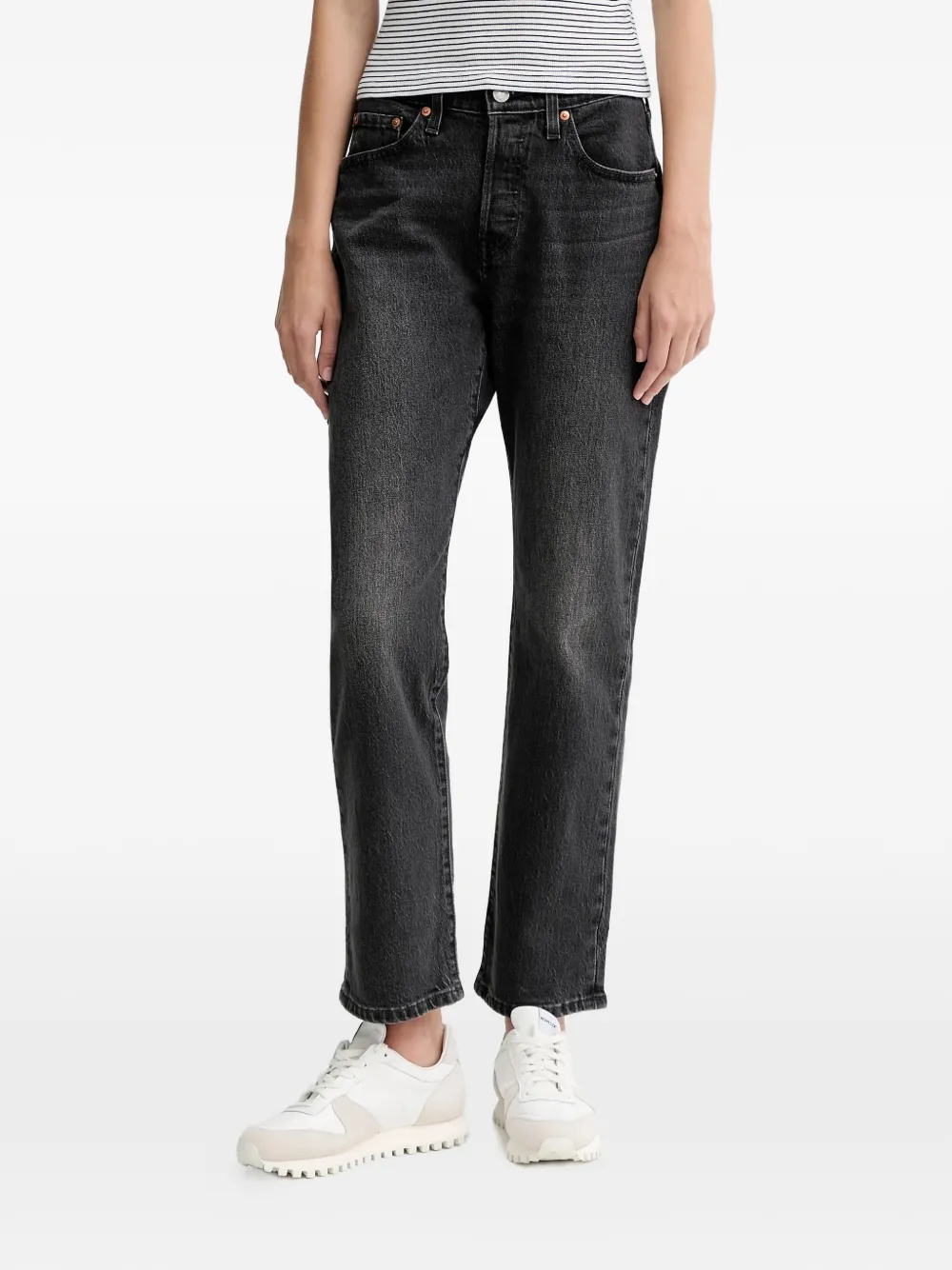 Levi's 501 curve patch-pocket jeans - Nero