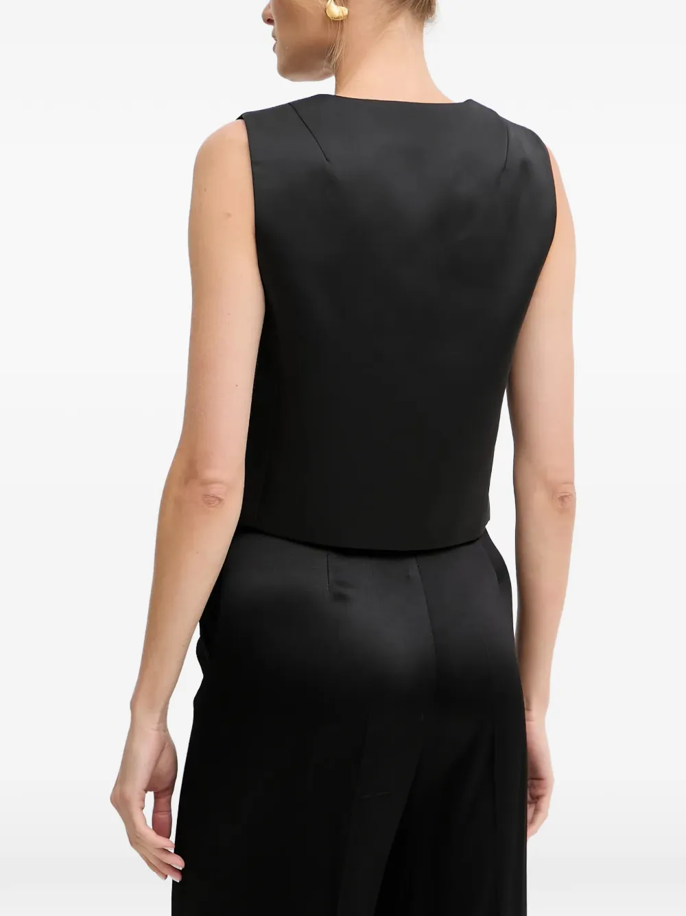 Scolaro Buttoned V-Neck Waistcoat