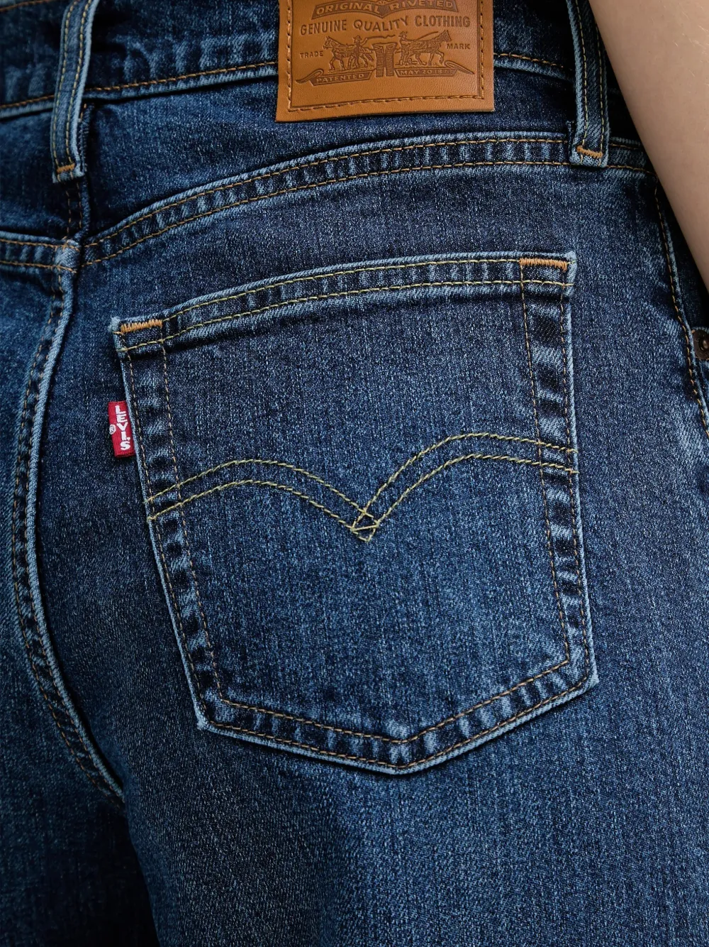 Levi's 728 jeans met opgestikte zak Blauw