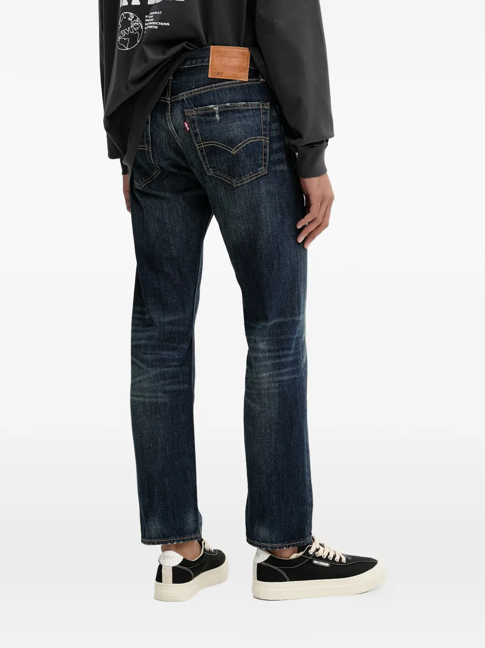 Levi's 501 jeans met knopen Blauw