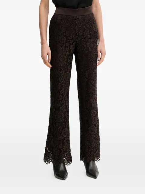 LUISA SPAGNOLI Otago floral-lace flared trousers