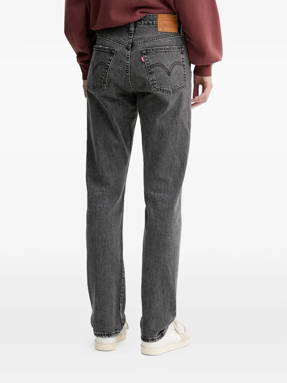  Levi's 501 Buttoned Jeans - Grey 