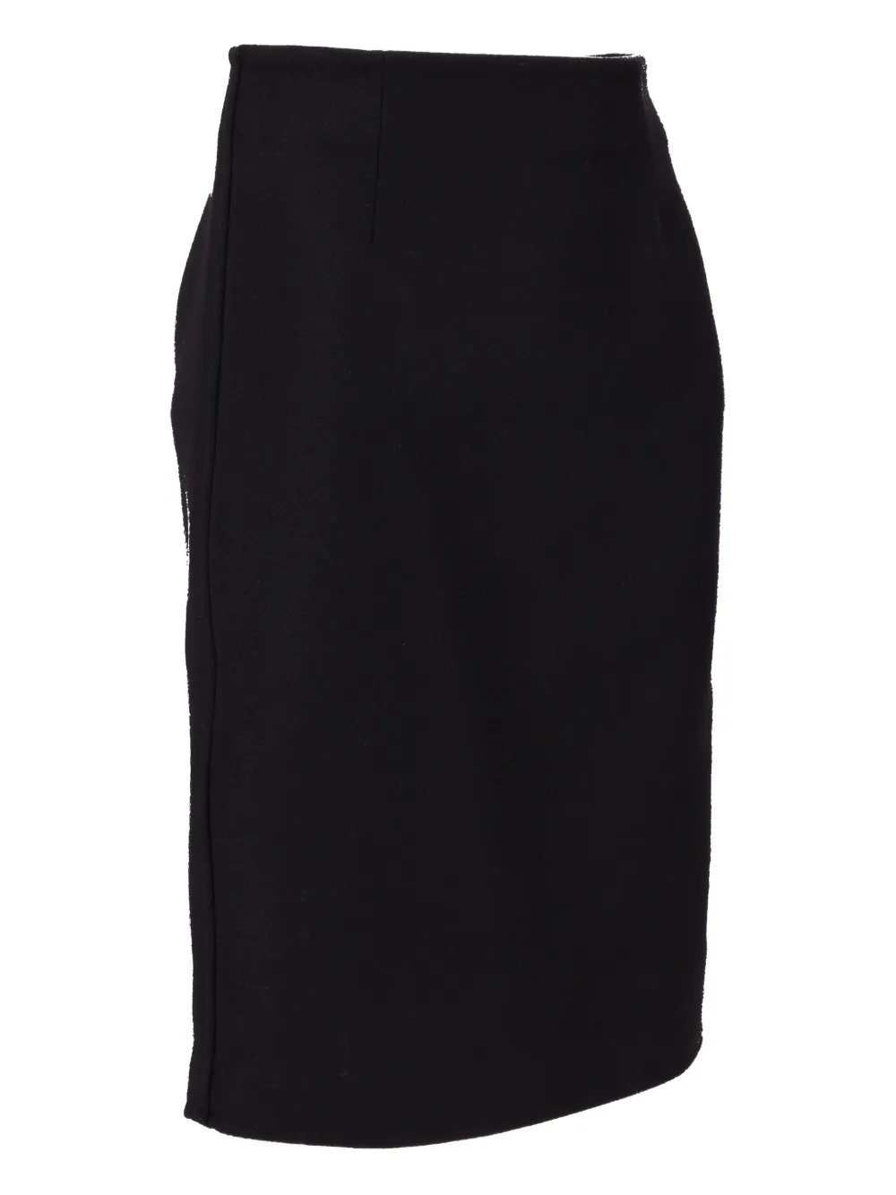 DSQUARED2 dart-detailed midi skirt - Zwart