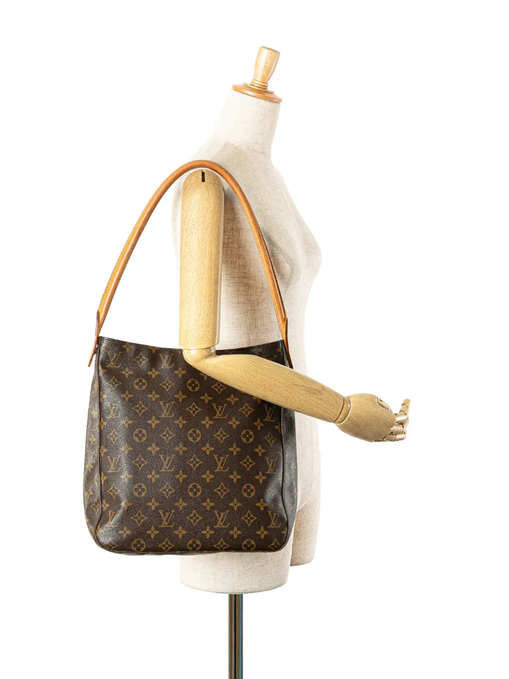 Louis Vuitton Pre-Owned 2001 Monogram Looping GM shoulder bag | Pre-Owned | Image 2