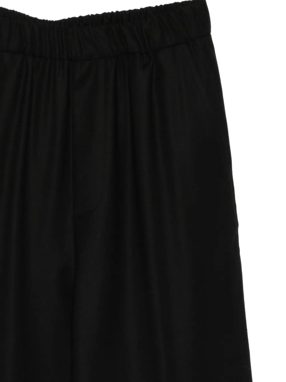 Barena Broek met elastische taille Zwart