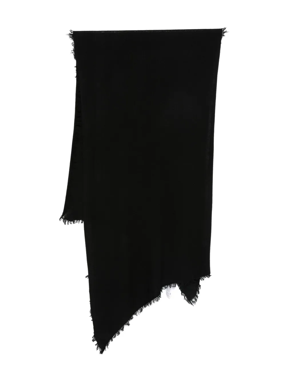 Philo-sofie Cashmere Frayed Scarf In Black