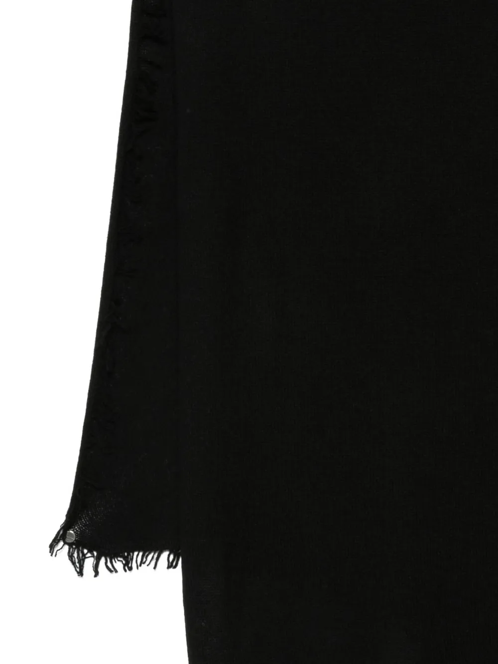 Philo-sofie Cashmere Frayed Scarf In Black