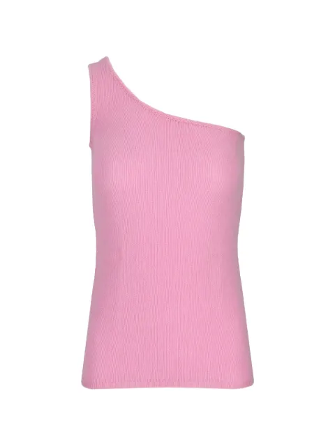 LA ROSE one-shoulder knitted top