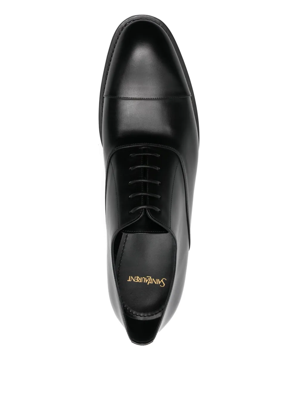Saint Laurent Loafers met veters Zwart