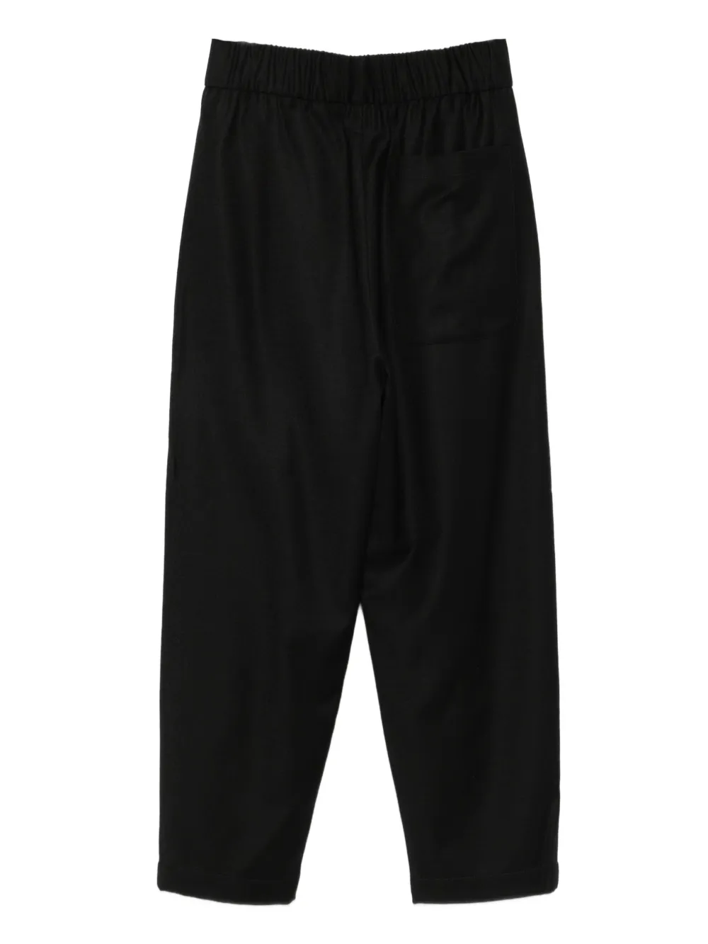 Barena Broek met elastische taille - Zwart
