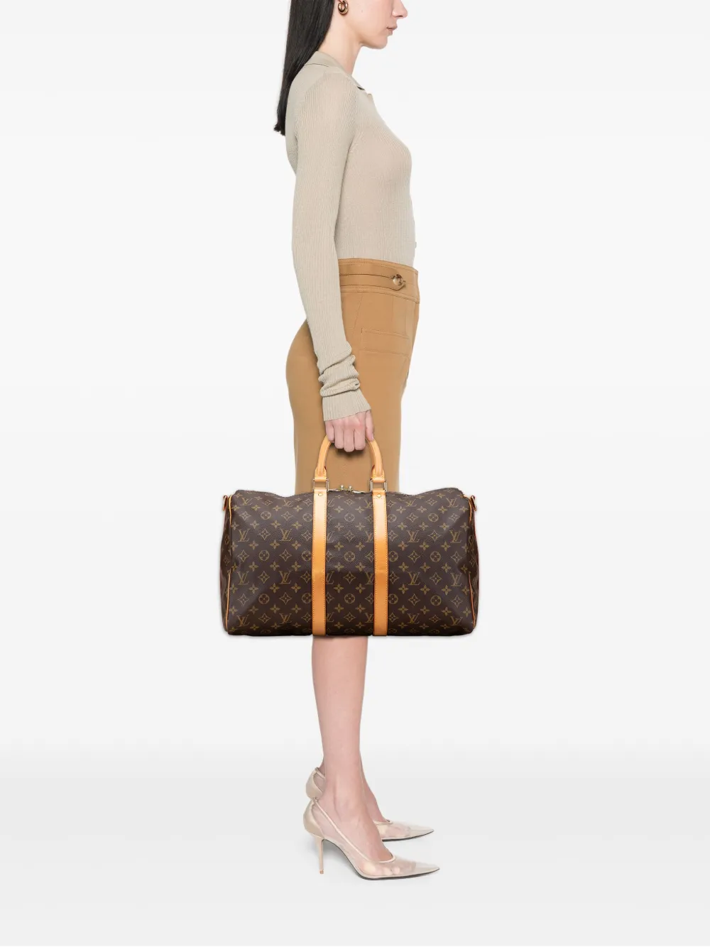 Louis Vuitton Pre-Owned شنطة سفر 'كيبول باندوليير 45' مونوغرام 2008 | كلاسيكيات | Image 2