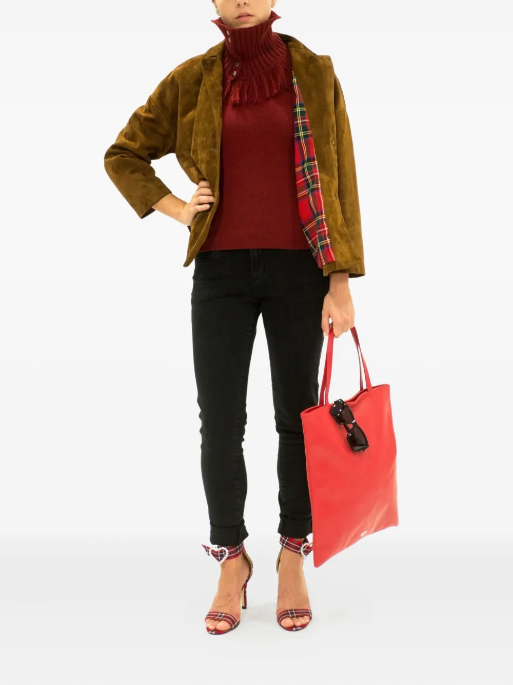 LA ROSE three-quarter-sleeve cashmere sweater | Knitted Sweaters | Image 2