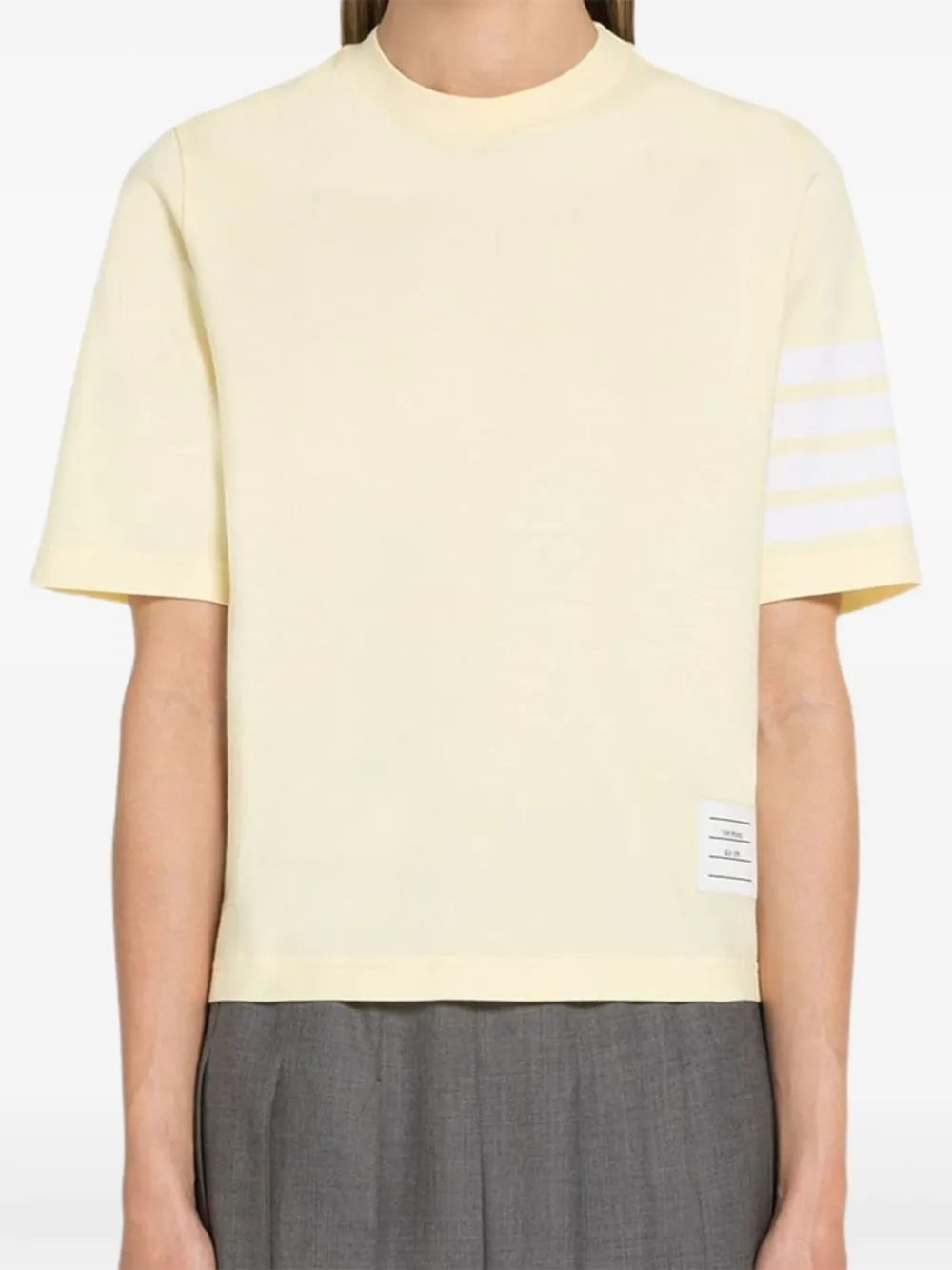 Thom Browne  short-sleeve four bar tee T-shirt | Yellow | Image 1