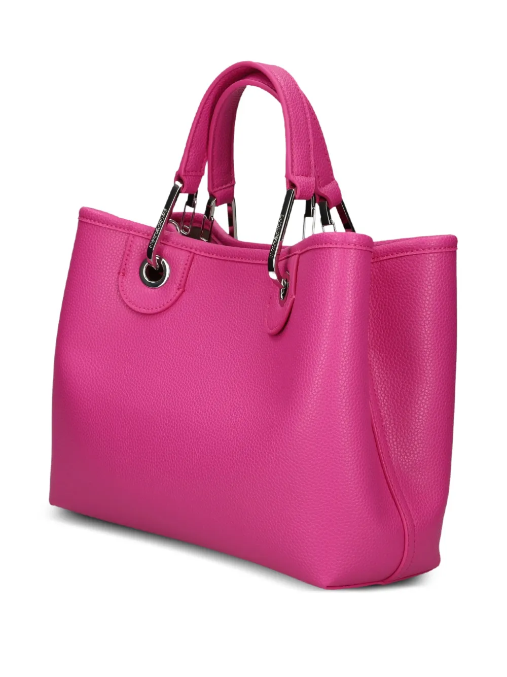 Emporio Armani Small Myea Double-handle Tote Bag In Pink