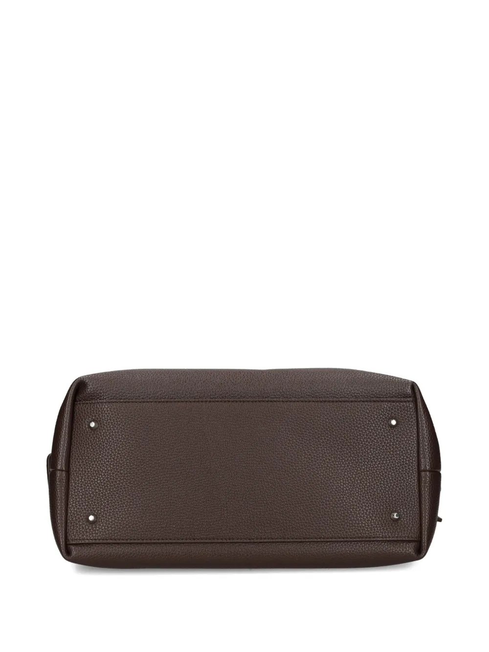 Armani Exchange Pocket-detail Tote Bag In Brown