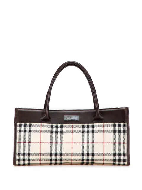 Burberry Pre-Owned 2000-2017 House Check Canvas handbag