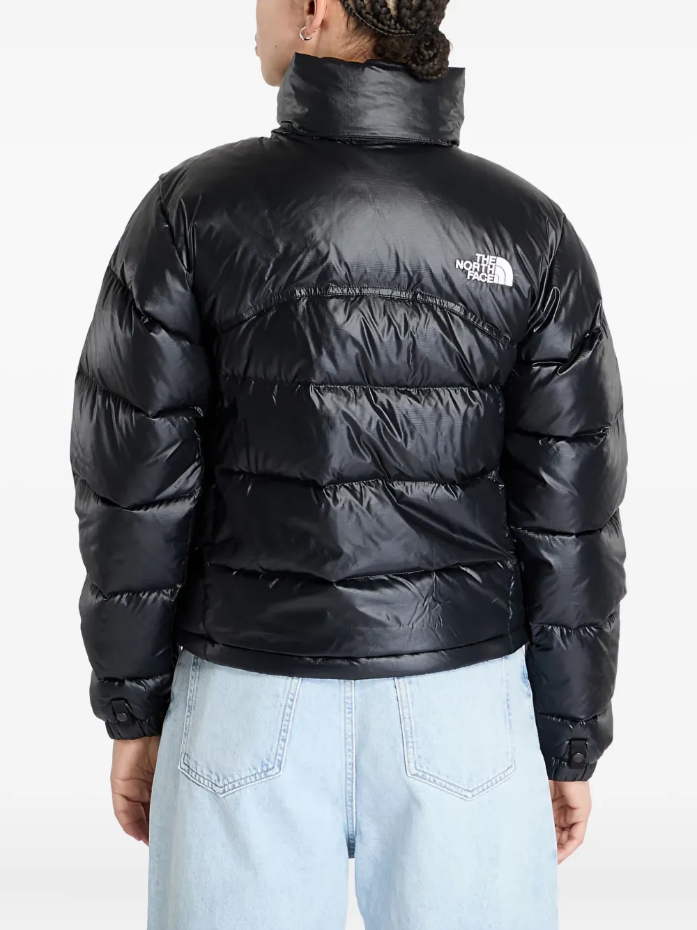 The North Face 2000 Retro Nuptse Puffer Jacket In Black
