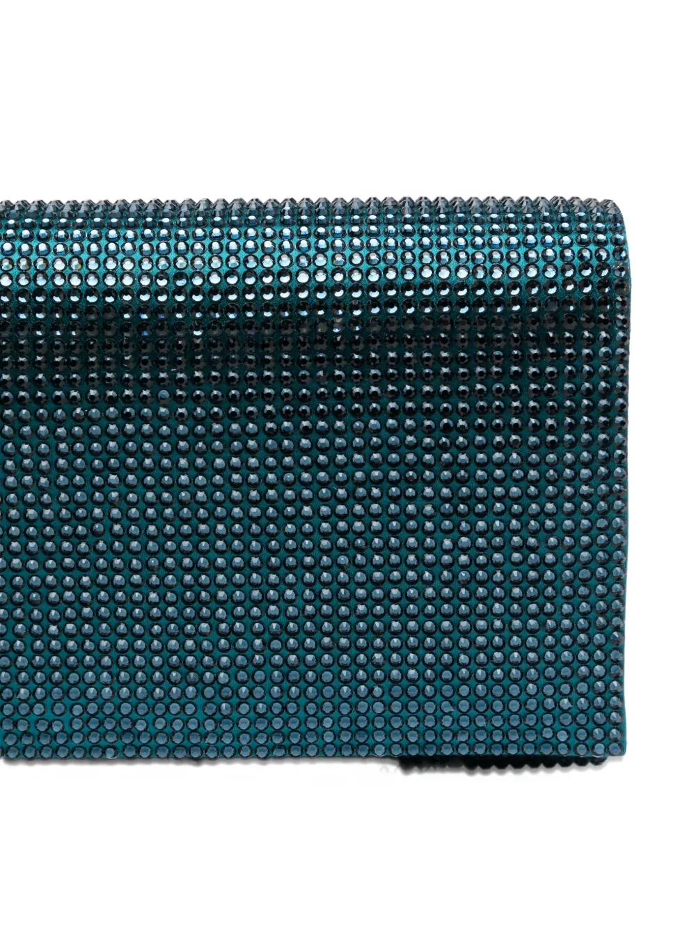 René Caovilla Rhinestone-embellished Clutch Bag In Blue
