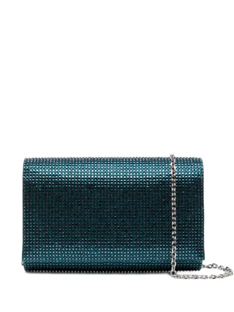 René Caovilla rhinestone-embellished clutch bag