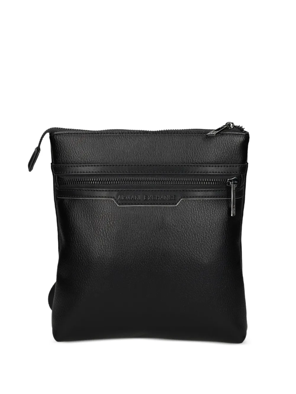 Armani Exchange Zip-fastening Messenger Bag In Black
