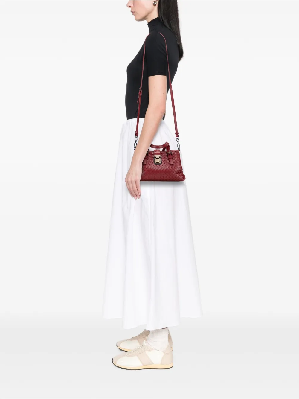 Bottega Veneta Pre-Owned 2012-2025 Mini Nappa Intrecciato Roma satchel | Pre-Owned | Image 2