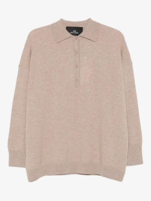 Mr. Mittens Gigi polo-neck button sweater