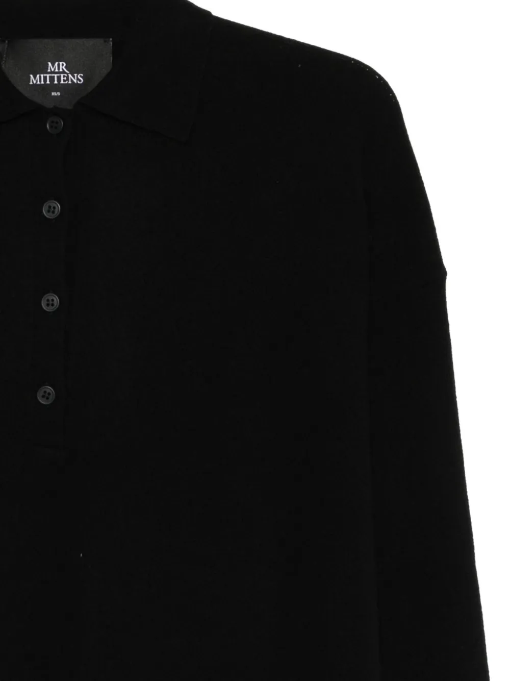 Mr Mittens Gigi Pullover Mit Polokragen In Black