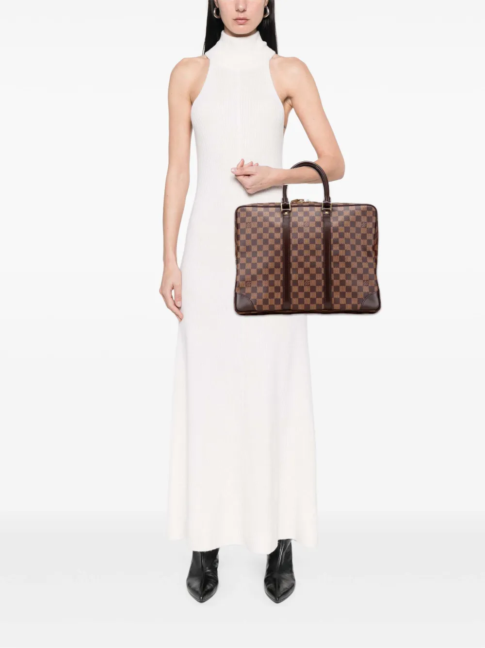 Louis Vuitton Pre-Owned 2006 Damier Ebene Porte Documents Voyage PM business bag | Pre-Owned | Image 2