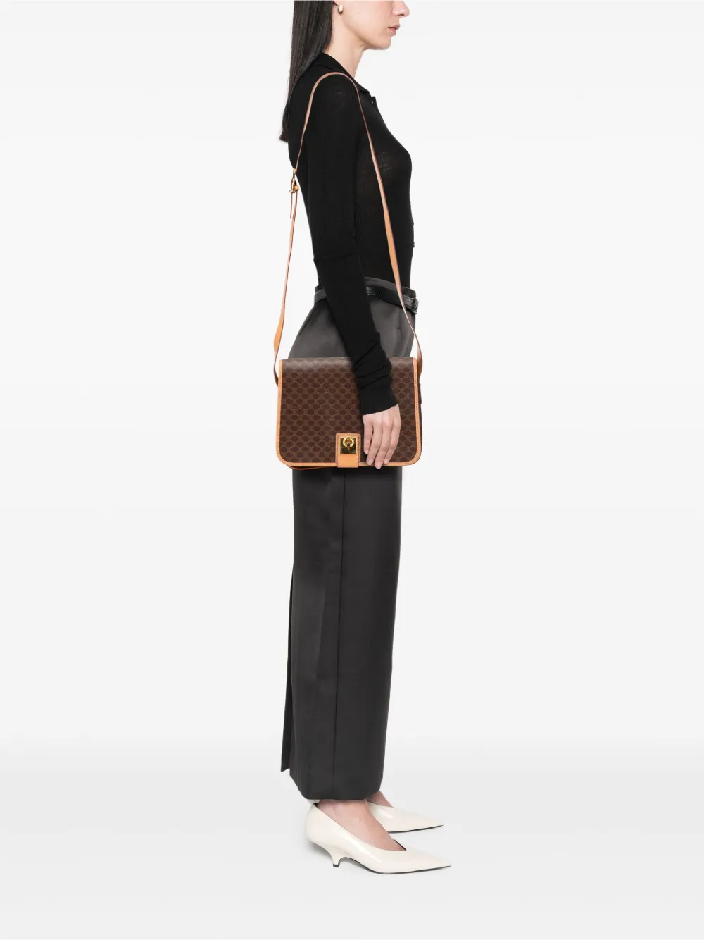Celine Pre-Owned 2014 Macadam Coated Canvas crossbody bag | Pre-Owned | Image 2