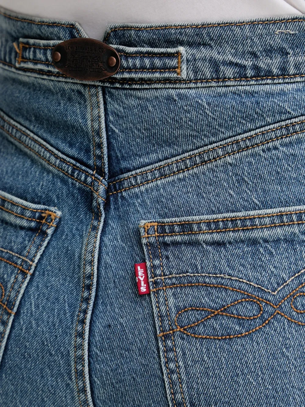 Levi's Jeans met knopen Blauw