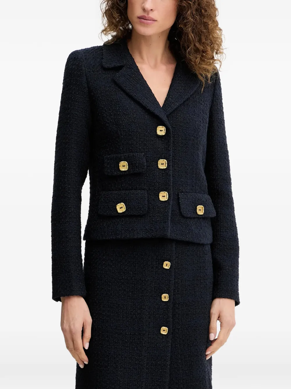 LUISA SPAGNOLI Saponetta buttoned blazer - Blu